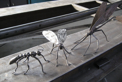 Insekten aus Metall